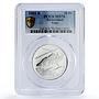 Switzerland 20 francs Rega Helicopter Aviation MS70 PCGS silver coin 2002