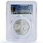 Switzerland 20 francs Gottardo Gotthard Tunnel Train MS70 PCGS silver coin 2016