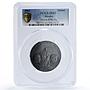 Mexico Medal Chamizal Kennedy Mateos Grove-828a SP63 PCGS silver medal 1963