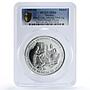 Mexico City Mint 460th Anniversary Peso Design SP68 PCGS 5 oz silver medal 1995