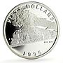 Marshall Islands 50 dollars Big Boy Trains Railways proof silver coin 1996