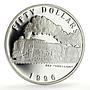 Marshall Islands 50 dollars C62 Swallow Trains Railways proof silver coin 1996