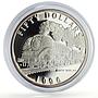 Marshall Islands 50 dollars SNCF 232 U1 Trains Railways proof silver coin 1996