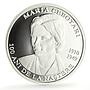 Moldova 50 lei Maria Cebotari Personalities Singer Music proof silver coin 2010
