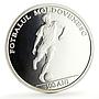 Moldova 50 lei Football Soccer Centennial Sports proof silver coin 2010