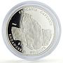 Namibia 10 dollars Rock Hyrax Wildlife Conservation Fauna proof silver coin 2009