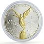 Mexico 1 onza Libertad Angel of Independence Gilt silver coin 2012