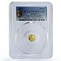 Andorra 1 diner Napoleon Bonaparte History Politics PR70 PCGS gold coin 2011