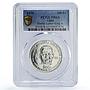 Chad 200 francs Martin Luther King History Politics PR63 PCGS silver coin 1970