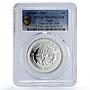 Egypt 5 pounds UNICEF Save the Children Child Year PR69 PCGS silver coin 1981