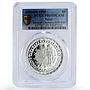 Egypt 5 pounds Paris Summer Olympic Games Sports PR69 PCGS silver coin 1988