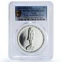 Egypt 5 pounds King Amenemhat III Ancient Treasures PR69 PCGS silver coin 1994