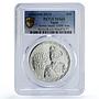 Egypt 50 pounds Anwar Sadat History Politics MS65 PCGS silver coin 2019
