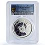Ghana 5 cedis Unicorn Pink Horse Mythical Creatures MS70 PCGS silver coin 2023
