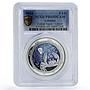 Lebanon 5 livres Cancer Zodiac Signs Colored PR69 PCGS silver coin 2013