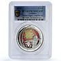 Lebanon 5 livres Sagittarius Zodiac Signs Colored PR70 PCGS silver coin 2013