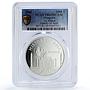 Mongolia 1000 togrog Taj Mahal Asia History PR69 PCGS silver coin 2003