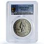 Philippines 5 piso Republic Coinage New Society Marcos MS65 PCGS Ni coin 1975
