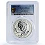 Philippines 25 piso General MacArthur Birth Politics PL64 PCGS silver coin 1980