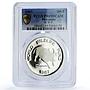 Philippines 200 piso Mindoro Bull Wildlife WWF Fauna PR69 PCGS silver coin 1987
