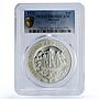 Sealand 10 dollars Princess Joan Ship Clipper X#1 PR68 PCGS silver coin 1972