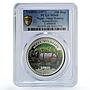 Nepal 100 rupees Rhinoceros Wildlife Conservation Fauna MS68 PCGS CuNi coin 1997