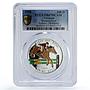 Vietnam 100 dong Steeplechase Equestrian Horse Sydney PR67 PCGS silver coin 1998