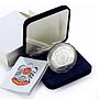 UAE 50 dirhams President Zayed Accession History Politics proof silver coin 1996