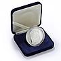 UAE 50 dirhams Zayed Personality Quran Award Religion Politics silver coin 2000