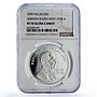 Palau 5 dollars German South West Africa Camel History PF70 NGC silver coin 1999
