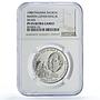 Panama 1 balboa Martin Luther King History Politics PF65 NGC silver coin 1988