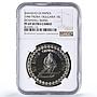 Bulgaria 10 leva Skiing Probe I Pattern Olympics PF69 NGC CuNi coin 1984