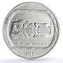 Mexico 5 pesos Palma Con Cocodrilo Precolombina Veracruz silver coin 1993