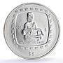 Mexico 5 pesos Senor De Las Limas Precolombina Olmec silver coin 1998