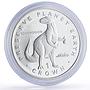 Isle of Man 1 crown Iguanodon Preserve Planet Earth Dinosaurs silver coin 1993