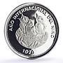 Costa Rica 100 colones UNICEF Save the Children Child Year proof Ag coin 1979