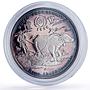 Laos 50 kip FAO World Food Day Rome Summit Farmer Ox Bull proof silver coin 1996