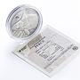 Andorra 10 diners Perch Fish Wildlife Conservation Fauna Matte silver coin 2014