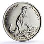Laos 10 kip Tyrannosaurus Rex Prehistoric Animals Dinosaurs CuNi coin 1993