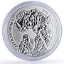 Rwanda 50 francs Gorilla African Ounce Fauna Matte silver coin 2008