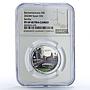 Spain 5 euro Sevilla Capitals Ibero-American PF69 NGC silver coin 2024