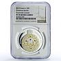 Cook Islands 5 dollars Christmas Bauble Religion Gilt PF70 NGC silver coin 2015