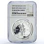 Nicaragua 10 cordobas Delivery Man Horse Ibero-American PF68 NGC Ag coin 1999