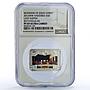 Andorra 5 diners Last Supper Chirst Wonders Art PF69 NGC silver coin 2012