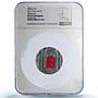 Palau 10 dollars Manueline Tiffany Art Architecture PF69 NGC silver coin 2011