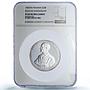 Panama 20 balboas Simon Bolivar 200th Birth Politics PF69 NGC silver coin 1983