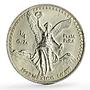 Mexico 1/4 onza Libertad Angel of Independence silver coin 1992