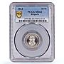 Bulgaria 20 stotinki King Ferdinand I Coinage KM-26 MS64 PCGS CuNi coin 1913
