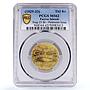Denmark Faeroe Islands 2 kroner Petersens Issue MS62 PCGS brass token 1929 1933