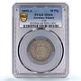 Germany 20 pfennigs Wilhelm II Coinage Small Type KM-13 MS64 PCGS CuNi coin 1890